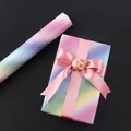Glittering iridescent rainbow gift wrapping paper for premium artistic packaging - Rainbow Gradient / 10m Roll