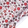 Papel de regalo navideño vintage de alta calidad con estampados de jengibre y campanas - Estilo Susurro de Velas / 70*100cm