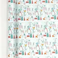 Grote rol kerstcadeaupapier met rendieren en Merry Christmas-opdruk voor grote cadeaus - Kerstimpressie / 70cmx8m