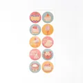 Decorative assorted colorful cartoon Happy Birthday cake stickers for gift boxes - Birthday Style - Dessert Cake