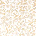 Premium Weihnachts-Geschenkpapier mit Goldfolie, Schneeflocken und Tannenzweigen - Goldfolien-Blätter / 0.43x3m
