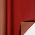 Rote matte Geschenkpapierrolle mit gestreifter Kraftpapier-Rückseite für Geburtstage - Weihnachtsserie - Gestreift Rot / 0.43*3M/Rolle