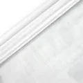 Premium silver iridescent glitter specialty wrapping paper with fine micro texture - Silver Scales