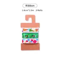 Set mit 3 Deko-Bändern für Partys, 1,6 cm x 1,5 m, mit Hüten und Ballons - Party Band-Set