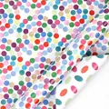 Premium colorful polka dot gift wrapping paper with vibrant multi-color geometric patterns - Kaleidoscope Grid