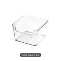 Small clear acrylic drawer organizer bin, square storage container, 9.6x9.6x6.2cm - Small Square Box / 9.6x9.6x6.2cm / Clear