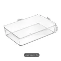 Large transparent acrylic drawer organizer tray for cosmetics storage 29.8x20x6.2cm - 29.8x20x6.2cm