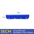 Replacement 35cm blue microfiber cloth pad for magic broom and floor squeegee scraper - Thickened Cloth Cover Small Size / 35cmx7cm