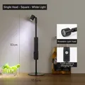 Modern black rechargeable LED bar desk lamp with rotatable single head for bistro atmosphere - Upgraded A Style Single Head / Touch Switch / White