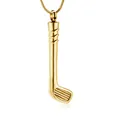 Gouden golfclub crematie-urn hanger ketting voor as herdenkingssieraad cadeau - Golfclub Stijl (787844134) / Goud