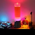 3L farbenfroher LED-Bierturm-Dispenser mit Zapfhahn für Bar- und KTV-Partygebrauch - Regenbogen / Kapazität / Schwarz