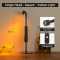 Rechargeable LED bar table lamp with square head and warm yellow light, 37cm height - Upgraded A Style Single Head / Touch Switch / Yellow
