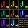 LED-Bar-Tischlampe mit mehreren RGB-Farbmodi für Pubs und Cafés - Innerer Ring Stil (Mit Ladegerät) / RGB Mehrfarbig