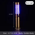 Gold rechargeable LED strobe stick with blue light for bar and party atmospheres - Aluminum Alloy Body / Gold Body (Blue Light)