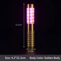 Professional gold LED rechargeable strobe stick with purple light for bar and KTV party - Aluminum Alloy Body / Gold Body (Purple Light)