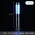 Professional rechargeable LED strobe stick with ice blue light for bar champagne service - Aluminum Alloy Body / Silver Body (Ice Blue Light)