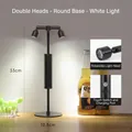 Rechargeable double-head LED bar lamp with 33cm height and black finish - Basic A Style Double Head / Touch Switch / White