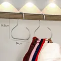 Durable black metal ring hanger for hats and scarves with non-slip coating 14x14.5cm - Round Ring Storage Rack / Black