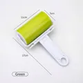 Washable green lint roller for clothes with measurement markings for daily garment care - Large (No Cover) / Green