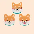 Cute Shiba Inu shaped disposable heat patches for body warming, 10-piece value pack - Puppy Series / 10 Pieces / Orange