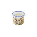 Transparent 600ml airtight plastic storage jar for kitchen grains and dried food - 600ml / 1 Piece / Clear