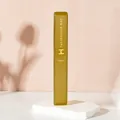 Boîte à brosse à dents de voyage vert olive minimaliste avec lettrage doré élégant - Jaune
