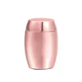 Mini rose gold aluminum alloy keepsake urn for human ashes or pet hair memorial - Blank Style / 11*16mm / Rose Gold