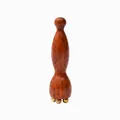 Masseur facial en bois de rose avec billes en laiton pour thérapie par acupression - Petit Masseur Lotus
