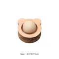 Difusor de aromaterapia de madera de pino con forma de oso, tamaño compacto de 4,5 cm - Oso / 4.5x4.5x2cm
