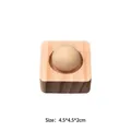 Difusor de aceites esenciales de madera de pino natural tamaño 4,5x4,5x2cm para hogar - Estilo Cuadrado / 4.5x4.5x2cm