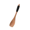 Handmade natural wooden spoon with black thread wrapped handle for honey or coffee stirring - Fir Wood / Black Thread