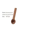Handcrafted mini acacia wood seasoning spoon for coffee, honey, and salt seasoning - Medium (10x3cm)