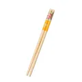 Eco-friendly bamboo training chopsticks for kids with cute cartoon pig design 18cm - Pig Pattern / 18cm / Natural