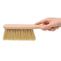 Natural beechwood handle bed brush with soft synthetic bristles for home dusting - Beech Wood Bed Brush
