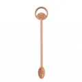 Cartoon monkey engraved beech wood coffee stirrer with long handle for honey and milk - Monkey Style (Model 05)