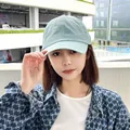 Women's light blue quick-dry soft top baseball cap for sports and outdoor sun protection - Lake Blue