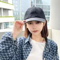 Women quick dry black baseball cap on model style - Black