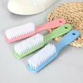 Set of multicolored plastic shoe brushes with hard bristles for household cleaning. - Thickened Random Color (30g)