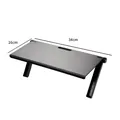Verstellbares 34x16cm Monitor-Aufsatzregal für TV-Receiver und Router-Halterung - Großes Verdicktes Set-Top-Box-Regal / 1 Stück