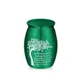 Pequeña urna de cremación metálica verde con grabado del árbol de la familia y mensaje - Urna Funeraria / 30x40mm / Verde