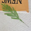 Realistic artificial Norfolk pine needle branch for Christmas DIY floral arrangements - Small Size Pine Needle