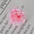 Artificial pink silk chrysanthemum flower head for DIY crafts wedding bouquets and floral decor - Pink