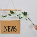 Realistic white artificial bougainvillea branch for elegant wedding and home floral decor - 24 Flower Heads / White