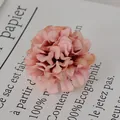 Vintage pink silk chrysanthemum flower head for artificial bouquets and decor - Dusty Pink