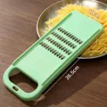 Nordic green handheld vegetable grater and potato slicer for kitchen, 26.5cm size - 26.5x10cm / Nordic Green