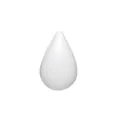 Minimalistische witte druppelvormige koelkastmagneet met een elegante matte afwerking decor - Regendruppelvorm / Witte Regendruppel