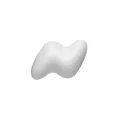 Creatieve witte wolk koelkastmagneet voor minimalistische decoratie en kantoor - Bliksem / Witte Bliksem
