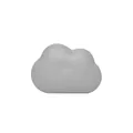Minimalistische grijze wolkvormige koelkastmagneet met een zachte lederen textuur - Wolk vorm / Wolkengrijs