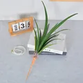 Realistic artificial Cymbidium orchid leaves for elegant home floral arrangements - 12-Leaf Orchid Leaves (With Iron Wire) / 60CM / Green