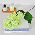 Large macaron green artificial hydrangea stem for home decoration and floral arrangements - Single Stem (Tower Hydrangea) / Light Green